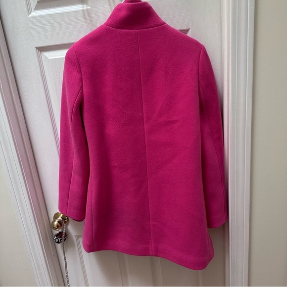 J.Crew Lodge coat in Italian stadium-cloth wool pink jacket winder nello gori 10 - Picture 7 of 11
